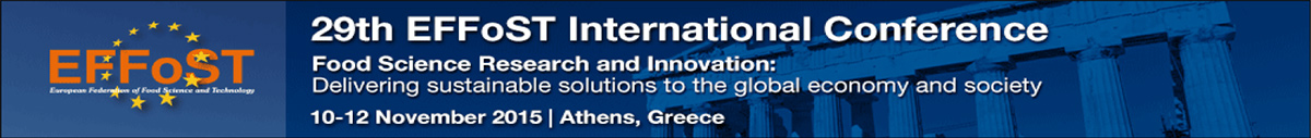 29. EFFoST Uluslararası Konferansı, 10-12 Kasım, Atina, Yunanistan
