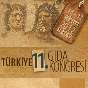 Türkiye 11. Gıda Kongresi, 10-12 Ekim, Hatay