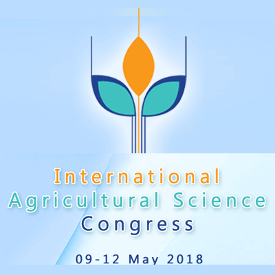 1. Uluslararası Tarım Bilimleri Kongresi,  9-12 May, Van, Türkiye